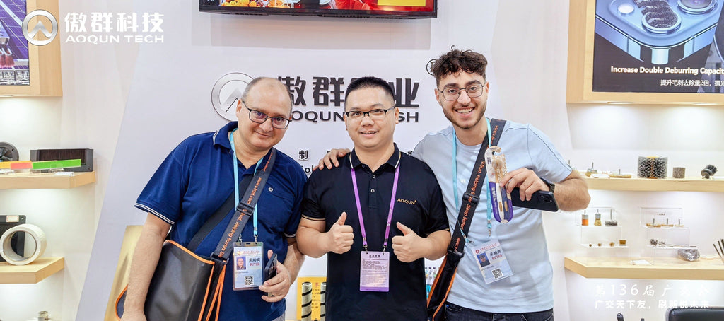 AOQUN Technology Showcases China's Brush Industry Strength at the Canton Fair